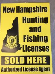 New Hampshire Hunting and Fishing Licenses Sold Here — Authorized License Agent
